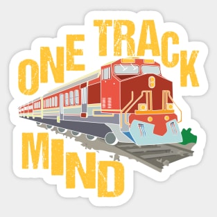 TRAIN: One Track Mind Gift Sticker